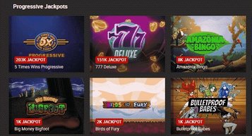 Progressive Jackpot Games at Bodog